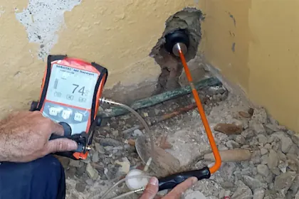 localización gas trazador